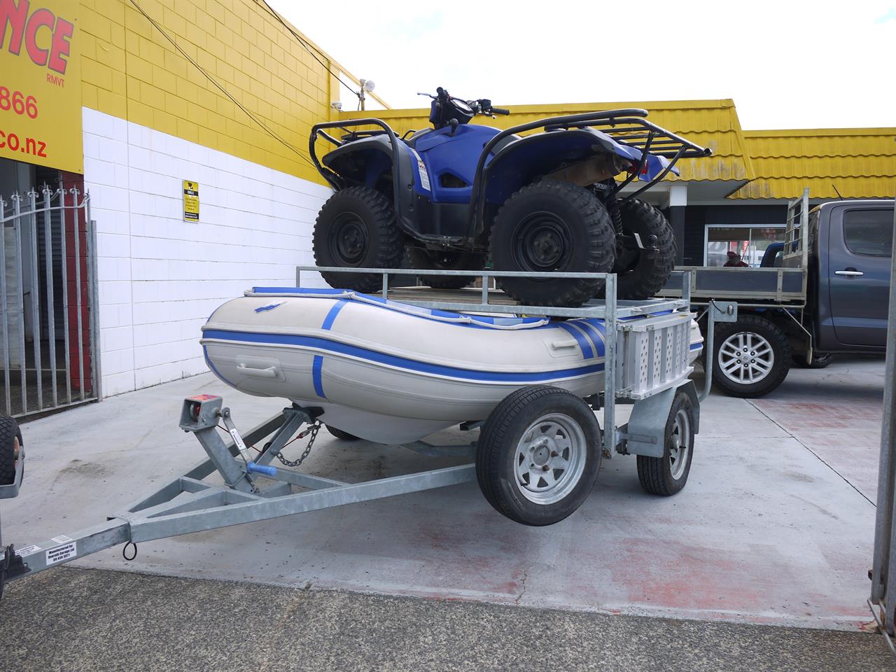 2012 QuickSilver RIB Trailor