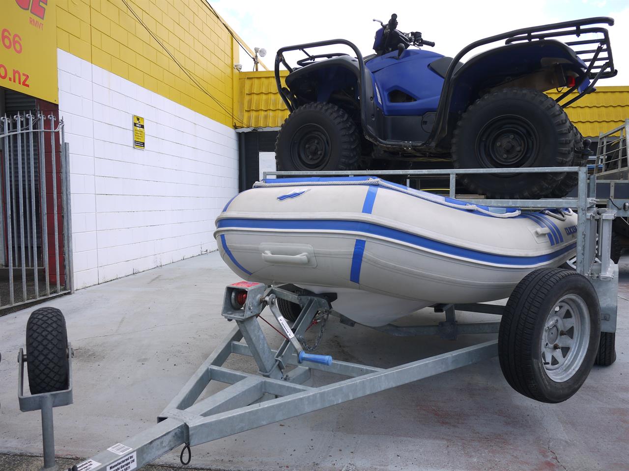 2012 QuickSilver RIB Trailor